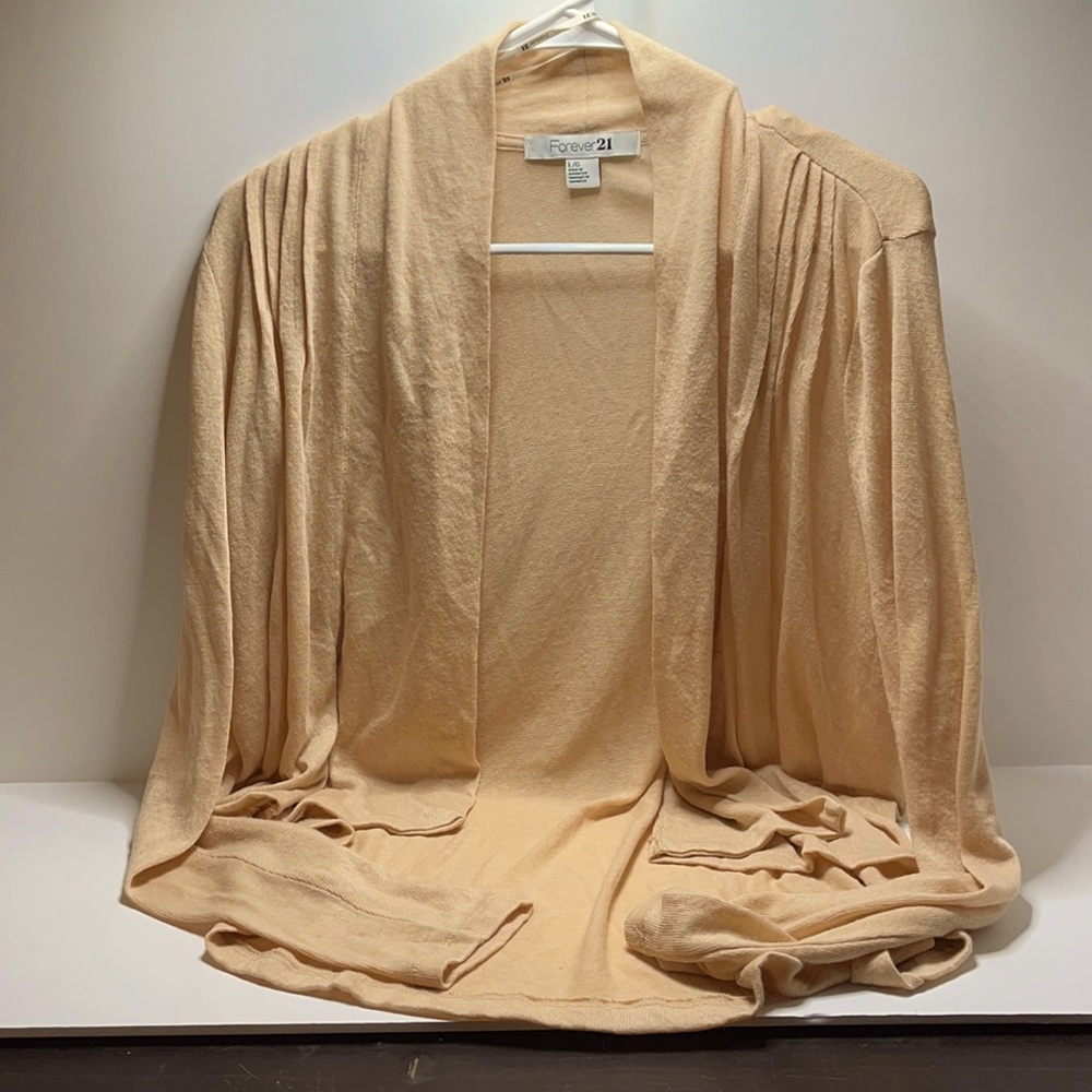 Used large forever21 cream sweater